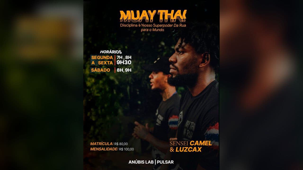 Treino de Muay Thai - Equipe Muay Thai Na Rua !